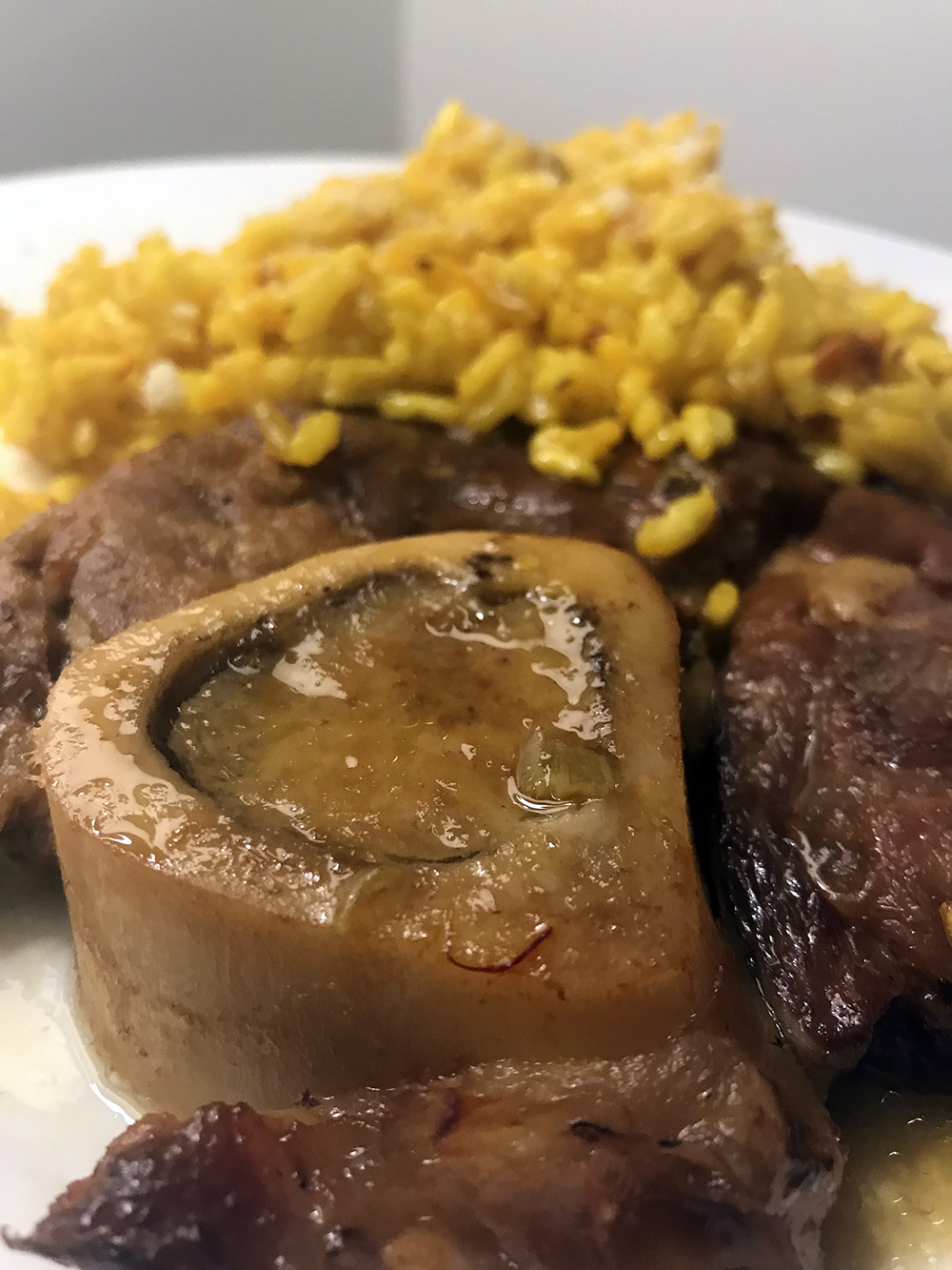 Risotto alla Milanese con Ossobuco